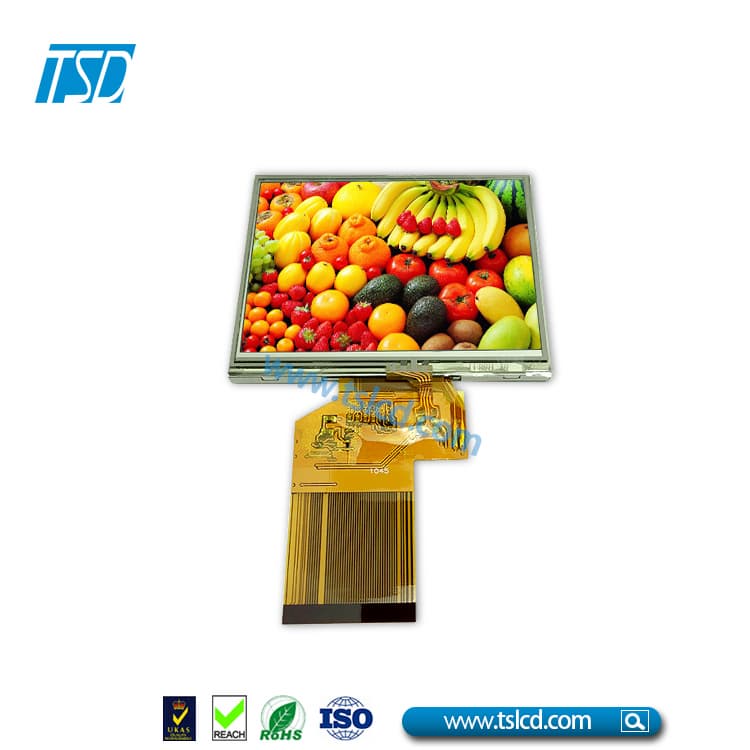 3_5 inch LCD with resistive touch panel Landscape display